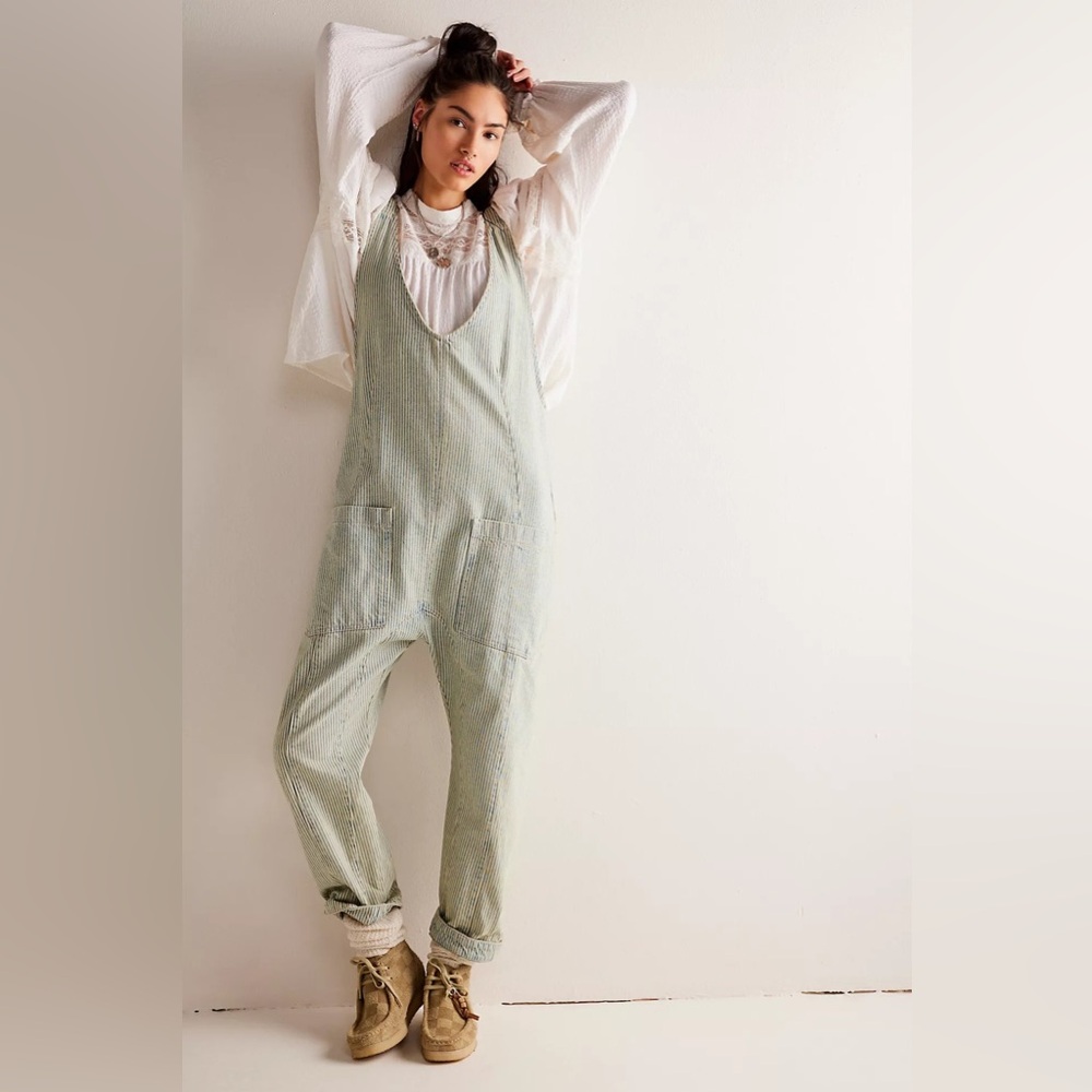 Free People High Roller Railroad Jumper